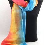 Giveaway Day! | The Gift of Color: A Hand Dyed Silk Scarf