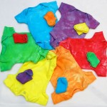 Tutorial for My Easy, Go-To Baby Shower Gift: A Rainbow Of Dyed Onesies
