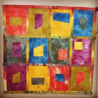 Studio Snapshots | An Art Quilt in my Autumn Splendor Palette