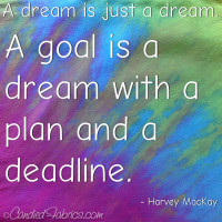 A Goal is a Dream with a Plan