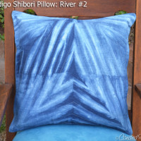 Linen Indigo Shibori Pillows