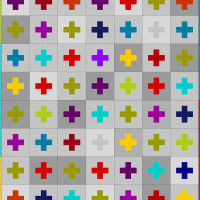 1 | Scrappy Swiss Cross Quilt: the Plan