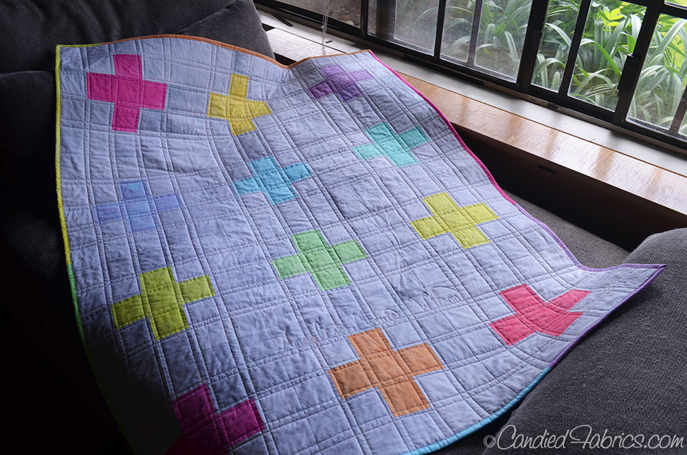 A Swiss Cross Quilt for Baby Annalise! Candied Fabrics