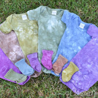 Another Hand Dyed Baby Layette!